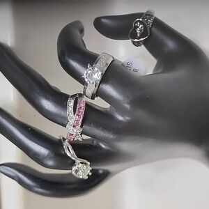 Lot of 4 varieties of Rings Size 8